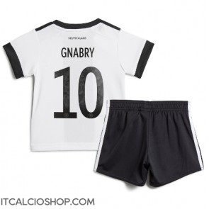 Germania Serge Gnabry #10 Prima Maglia Bambino Mondiali 2022 Manica Corta (+ Pantaloni corti)